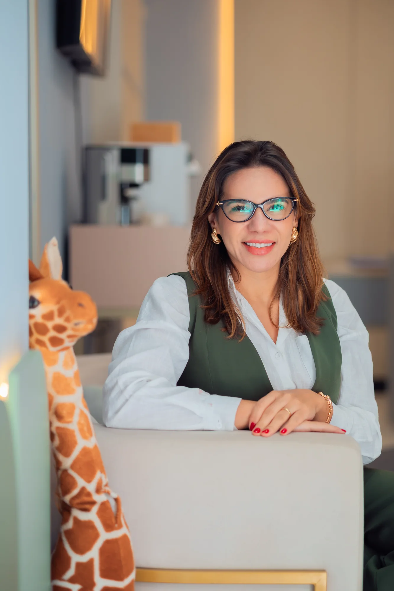 Ambiente acolhedor da clínica